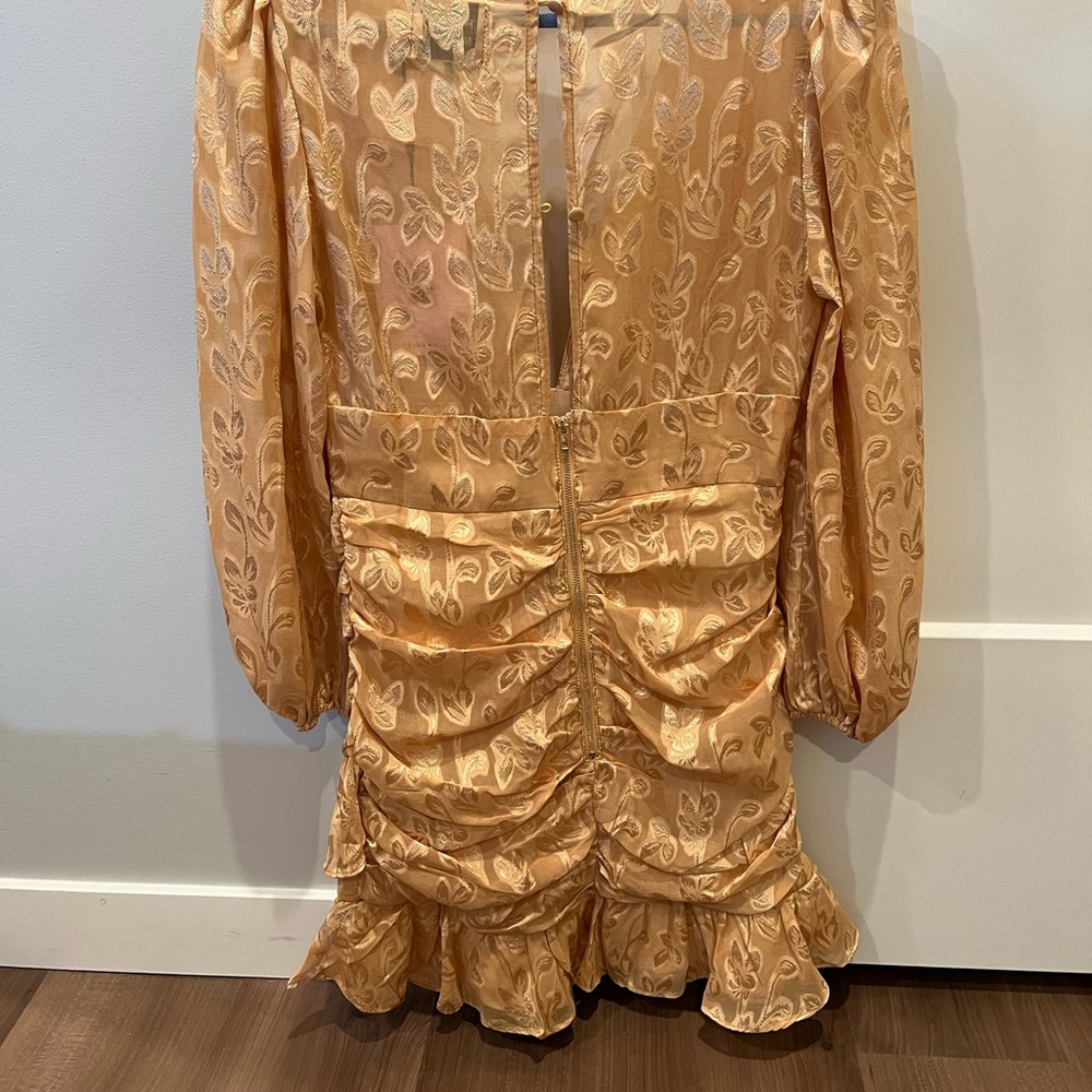 Gold Dress NEVER WORN TAGS ON - Picture 3 of 3